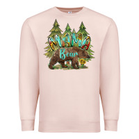 Pale Pink mama bear trees Premium Sweatshirt - BarkalooDesign