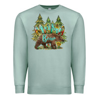 Seafoam mama bear trees Premium Sweatshirt - BarkalooDesign