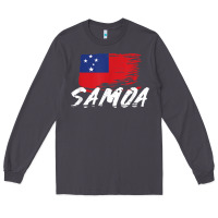 Smoke samoan gifts   somoan flag t shirt Long Sleeve Tee - longCreatives