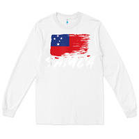 White samoan gifts   somoan flag t shirt Long Sleeve Tee - longCreatives