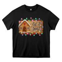 Black Let it snow Heavy Core Tee - Bettercallsaul