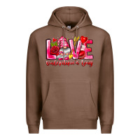 Chestnut Love Valentines Day Gnome Premium Hoodie - CowhideDigitalArt