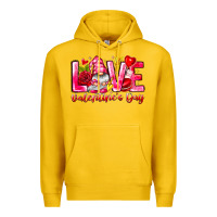 Lemon Love Valentines Day Gnome Premium Hoodie - CowhideDigitalArt