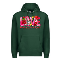 Sports Green Love Valentines Day Gnome Premium Hoodie - CowhideDigitalArt