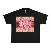 Black cancer hearts Urban Heavy Tee - CowGirlArtShop
