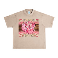 French Oak cancer hearts Urban Heavy Tee - CowGirlArtShop