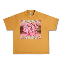 Peanut Butter cancer hearts Urban Heavy Tee - CowGirlArtShop