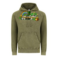 Vintage Olive Tennessee map St. Patrick's Vintage Hoodie - CowGirlArtShop