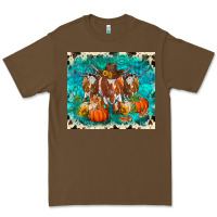 Cacao fall longhorn cows Premium Tee - RanaPortraitStore