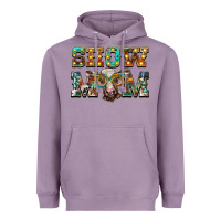 Lavender show mom brown calf eye glasses Heavyweight Hoodie - BarkalooDesign