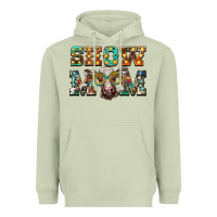 Matcha show mom brown calf eye glasses Heavyweight Hoodie - BarkalooDesign