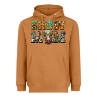 Meerkat show mom brown calf eye glasses Heavyweight Hoodie - BarkalooDesign