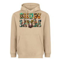 Mushroom show mom brown calf eye glasses Heavyweight Hoodie - BarkalooDesign