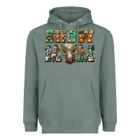 Sage show mom brown calf eye glasses Heavyweight Hoodie - BarkalooDesign