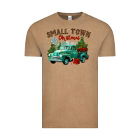 Vintage Coffee small town christmas Vintage Tee - CowGirlArtShop