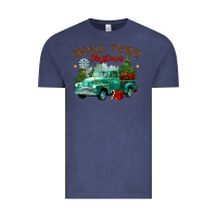 Vintage Denim small town christmas Vintage Tee - CowGirlArtShop