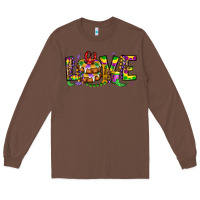 Chestnut mardi gras love Long Sleeve Tee - OliviaCreatesArt