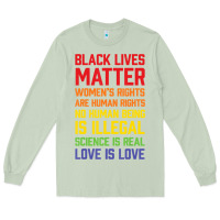 Matcha Black Lives Matter List Long Sleeve Tee - longCreatives