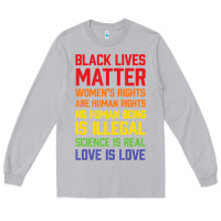 Moon Dust Black Lives Matter List Long Sleeve Tee - longCreatives