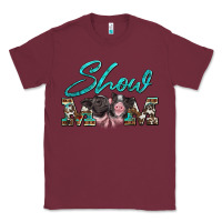 Burgundy show mom pigs Classic Tee - Artiststas