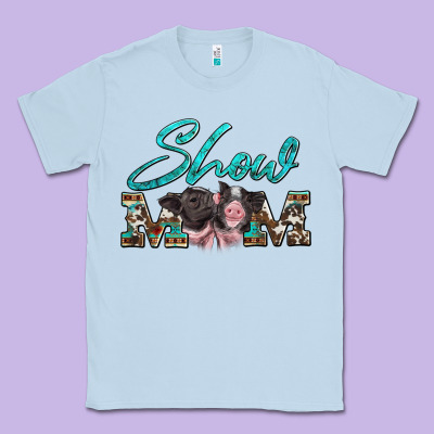 Show Mom Pigs Classic Tee Designed By Artiststas