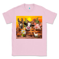 Bubblegum Pink farm animal Classic Tee - TumblerDesignByShophia