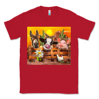 Red farm animal Classic Tee - TumblerDesignByShophia