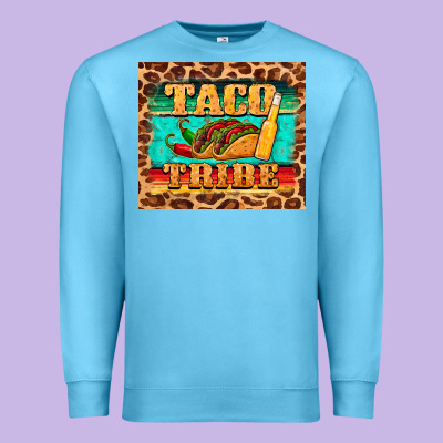Taco Tribe Premium Sweatshirt Designed By Barkaloodesign