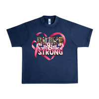 Navy brave and strong cancer awareness Urban Heavy Tee - CowGirlArtShop