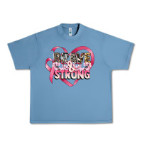 Pebble Blue brave and strong cancer awareness Urban Heavy Tee - CowGirlArtShop