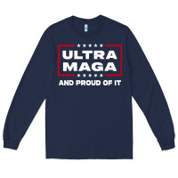 Navy proud ultra maga Long Sleeve Tee - longCreatives