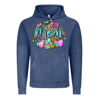 Vintage Denim Easter Mom  Happy Easter Day Vintage Hoodie - CowGirlArtShop