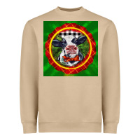Mushroom christmas baby holstein face Heavyweight Sweatshirt - LillyAllenDesigns