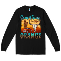 Black something in the orange Long Sleeve Tee - OliviaCreatesArt