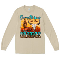 Mushroom something in the orange Long Sleeve Tee - OliviaCreatesArt