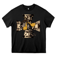 Black Leopard Bucking Bronco Heavy Core Tee - Bettercallsaul
