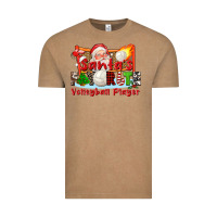 Vintage Coffee santas favorite volleyball player Vintage Tee - CowGirlArtShop