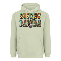 Matcha show mom baby cow Heavyweight Hoodie - BarkalooDesign