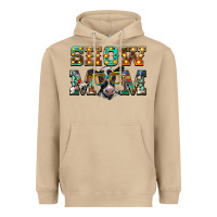Mushroom show mom baby cow Heavyweight Hoodie - BarkalooDesign