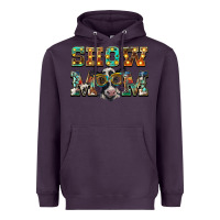 Plum show mom baby cow Heavyweight Hoodie - BarkalooDesign
