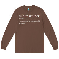 Chestnut Submariner Definition  I Pigboat Submersible Nuclear Long Sleeve Tee - longCreatives