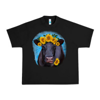 Black black angus with sunflower Urban Heavy Tee - RanaPortraitStore