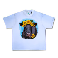 Grape Ice black angus with sunflower Urban Heavy Tee - RanaPortraitStore