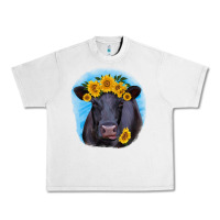 Lunar Rock black angus with sunflower Urban Heavy Tee - RanaPortraitStore