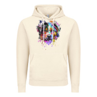 Vintage Artic Splash Art Australian Shepherd   Aussie Lover Gifts Vintage Hoodie - longCreatives