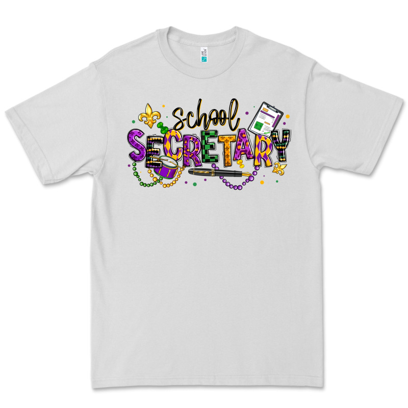 Mardi Gras School Secretary Premium Tee by texasbilliewilder | Teevron