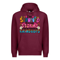 Burgundy ive survived too many storms to be thered by raind Premium Hoodie - CowhideDigitalArt