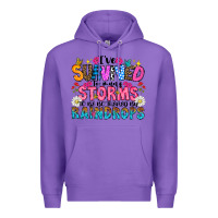 Purple ive survived too many storms to be thered by raind Premium Hoodie - CowhideDigitalArt