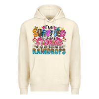 Sandshell ive survived too many storms to be thered by raind Premium Hoodie - CowhideDigitalArt
