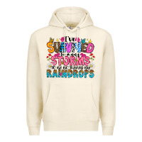 Tofu ive survived too many storms to be thered by raind Premium Hoodie - CowhideDigitalArt